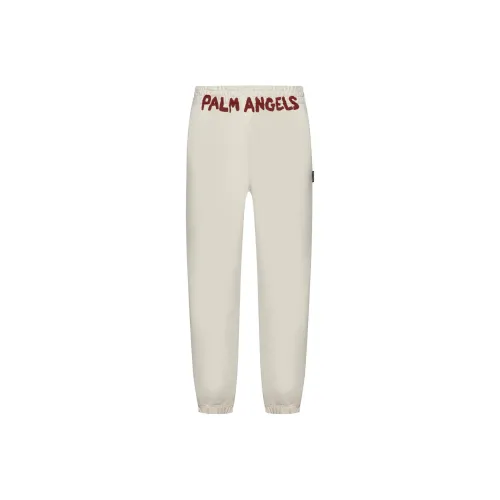 PALM ANGELS Экрю Мужские Вязаные Спортивные Штаны
