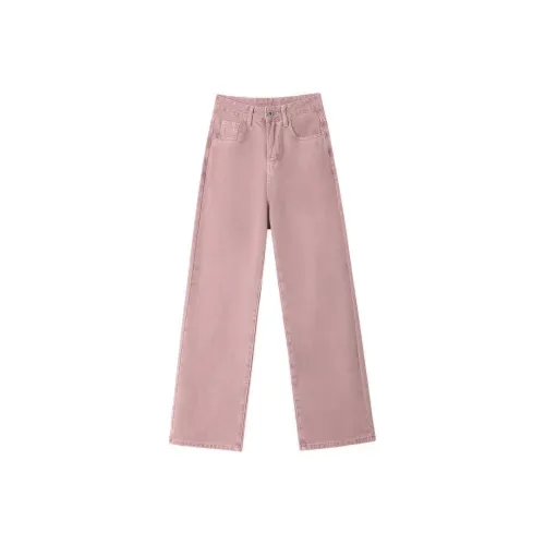 Chisportate Розовые Унисекс Джинсы