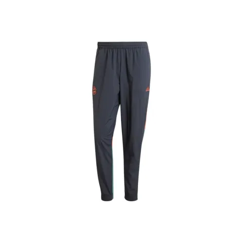 Adidas FC Bayern SEASONAL TRACKSUIT BOTTOMS Вязаные тренировочные штаны Мужские Серые