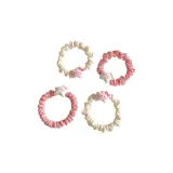 Котенок Резинка для волос [4 шт] Бежевый + Розовый