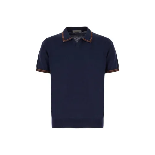 Corneliani Поло Мужское Синее