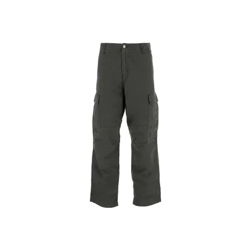 Carhartt WIP Olive Green Men's Casual Pants Carhartt WIP Оливково-зеленые Мужские Повседневные Брюки