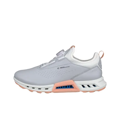 Ecco Водонепроницаемая и Дышащая Низкая Обувь для Гольфа Женская Бетонно-Серый