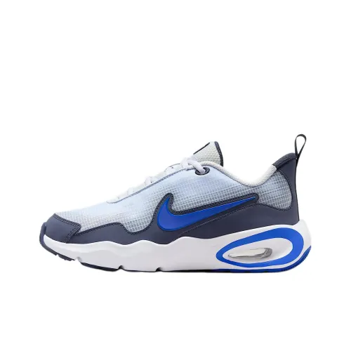 nike Slip Resistant Abrasion Resistant Низкий Топ Kids Lifestyle Shoes Серый Синий Подростки