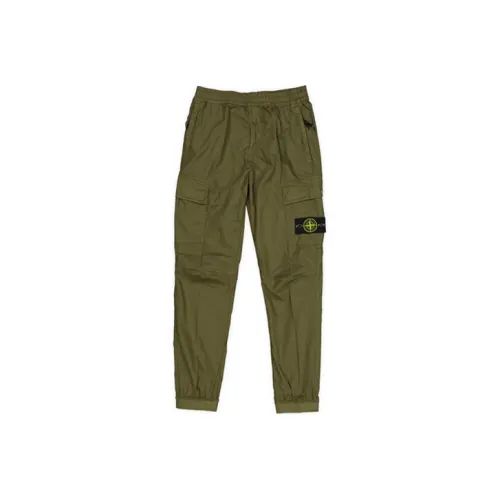 STONE ISLAND SS21 Повседневные брюки Мужские Армейский зеленый