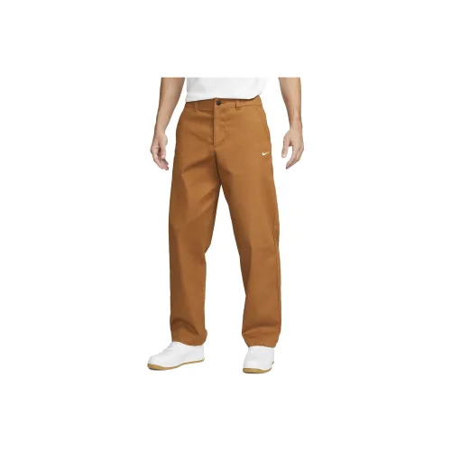 Nike Коричневые Мужские Повседневные Штаны