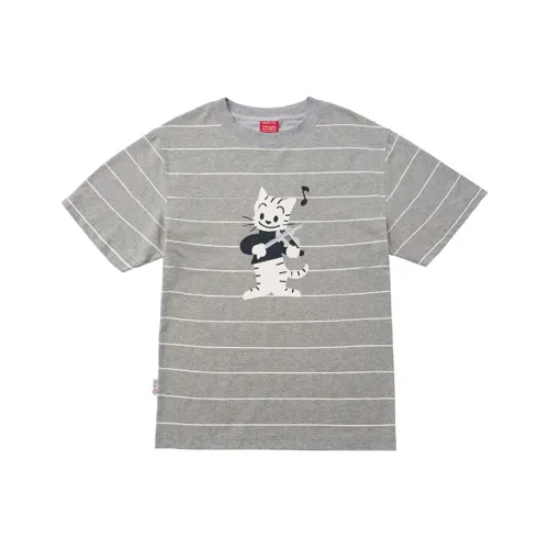 Checkitout T-Shirt Унисекс Домашний Фотиния Серый Белый