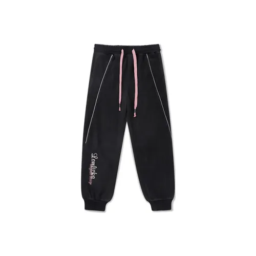 LAMLICKA Повседневные брюки Унисекс Черный