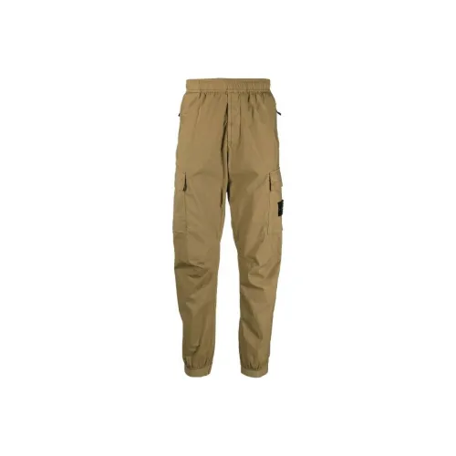 STONE ISLAND SS23 Карго Брюки Мужские Коричневые