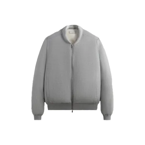 KITH Collaboration Светло-Серый Мужские Пуховики и Зимние Пальто