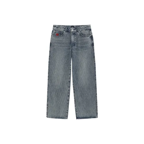 GAP совместный бренд Forbidden City, Collaboration Средняя стирка Мужские Джинсы