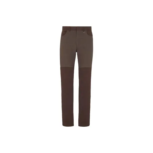 FENDI Brown Men's Casual Pants FENDI Коричневые Мужские Повседневные Брюки