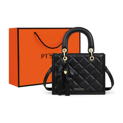 PT'SON Коровья кожа Сумка Сумка через плечо Сумка через плечо Стандартная Женская Афинская Черная