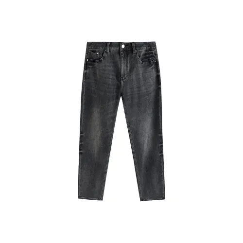 FUN Gray Men's Jeans FUN Серый Мужской Джинсы