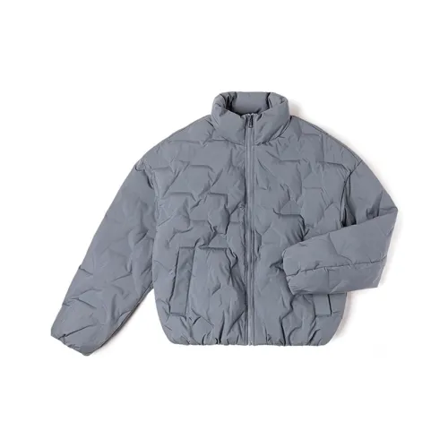 Мужской пуховик Lee co-branded модели синий и серый