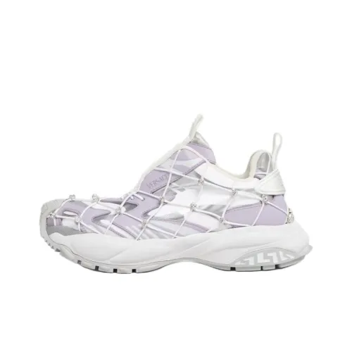 VERSACE Ртуть M_VS_02 Низкий Топ Повседневная Обувь Женская Фиолетовая