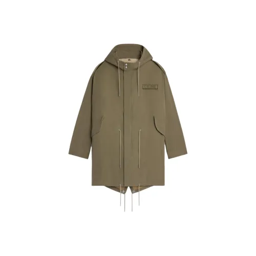 CELINE SS25 PARKA Пальто Мужской Зеленый