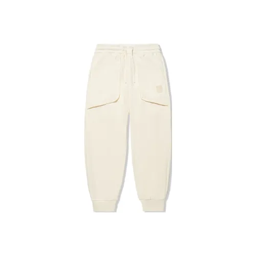 LINING x CHENGLONG LIANMINGKUAN Li Ning x Jackie Chan Co Бренд Kung Fu Series Вязаные Тренировочные Штаны Мужские Папирус Белый