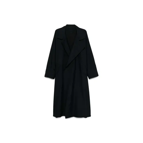 Homme Plissé Issey Miyake FW24 Тренчкот Мужской Черный