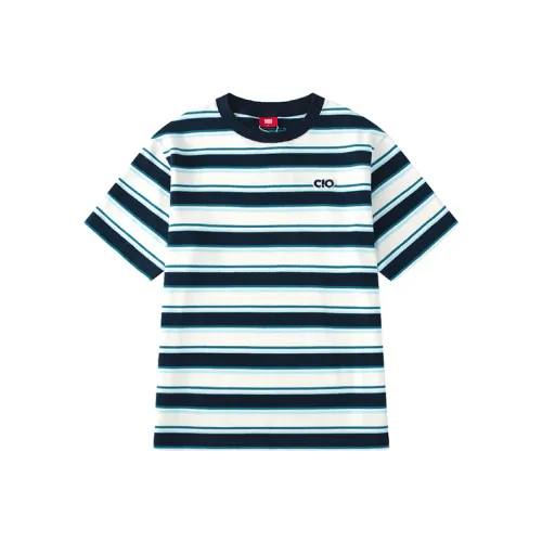 Checkitout T-Shirt Унисекс Qingchuan Белый Черный Синий