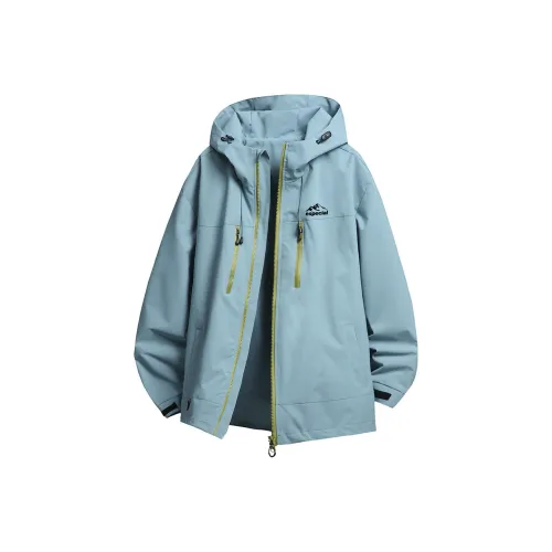 És Куртка Унисекс Горчичный Синий Серый