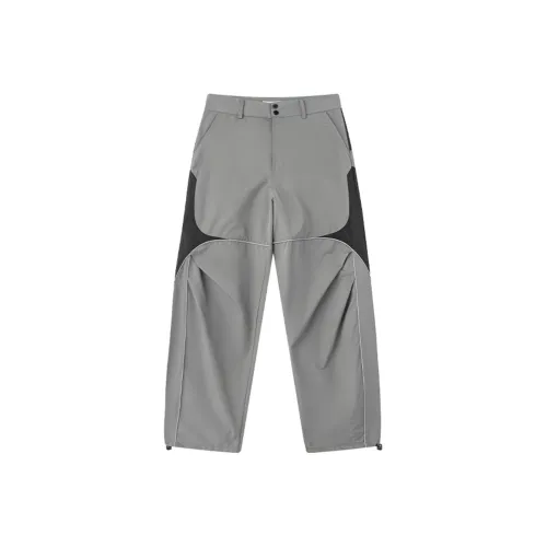 ENSHADOWER Повседневные брюки Унисекс Черный Простой серый