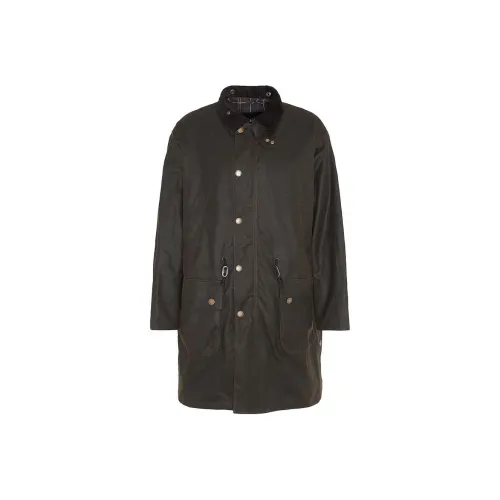 BARBOUR Тренчкот Мужской Оливково-зеленый