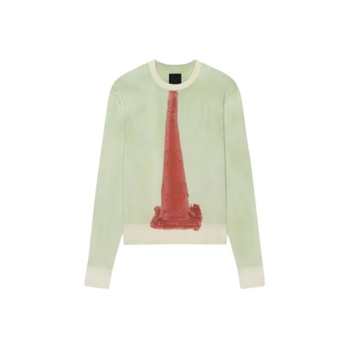 Givenchy Josh Smith Collaboration Collection SS22 Трикотаж Мужской Зеленый