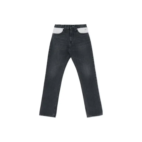 Yohji Yamamoto x Lee Джинсы Унисекс Черные