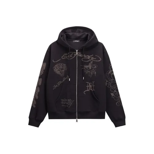 Ed Hardy SS25 Толстовка Мужской Черный