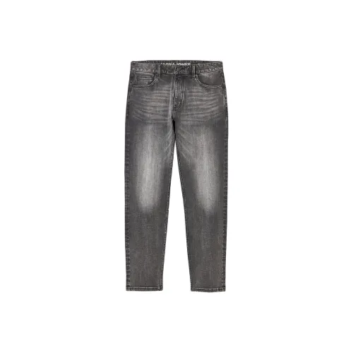 JACK JONES A17 Medium Gray Denim Men's Jeans JACK JONES A17 Средний Серый Деним Мужские Джинсы