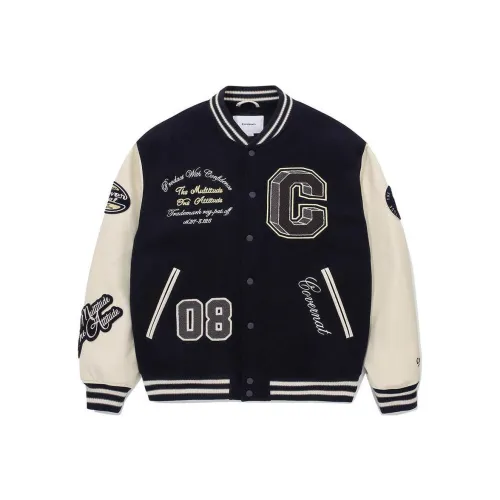 COVERNAT Хлопковый пуховик унисекс морского синего цвета