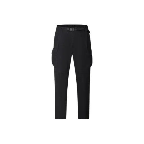 FILA Повседневные брюки Мужские Темно-черные