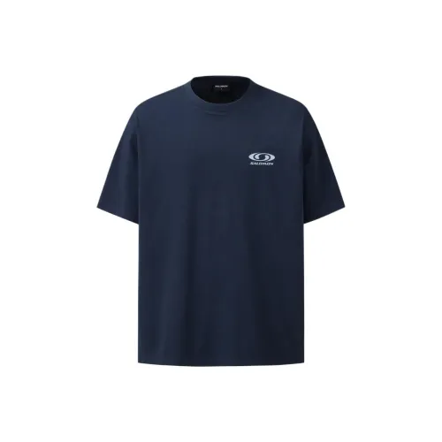 SALOMON UNI SS25 LINK T-Shirt Unisex Blue