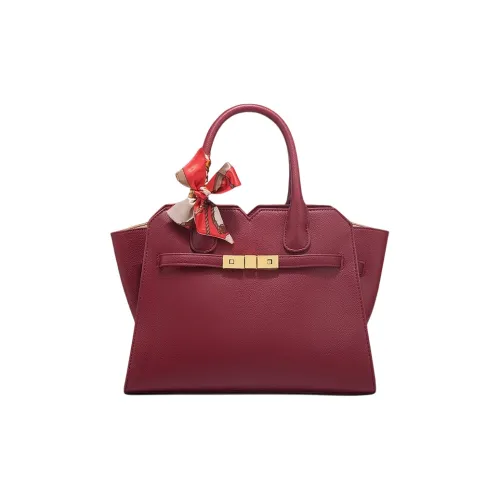 CLEVER KETCH ПУ (полиуретан) Сумка через плечо Сумка Обычная Женская Бургунди Хаки