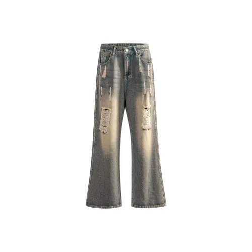 FUTURE MAKER Джинсы Унисекс Винтаж Синий