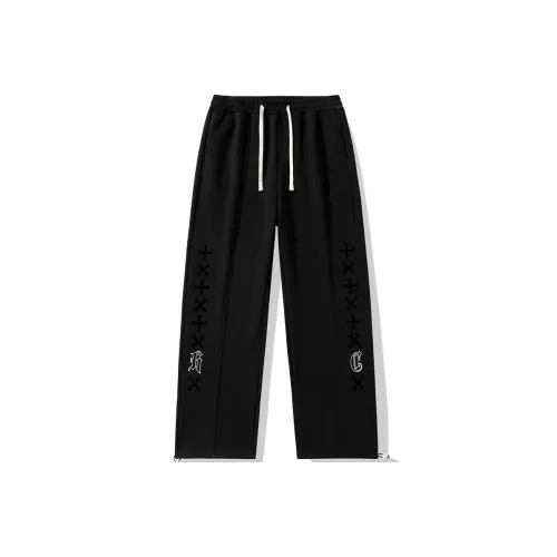 HCHUICHENG Повседневные брюки Унисекс Черный