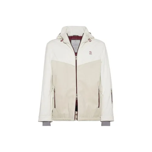 BRUNELLO CUCINELLI PARKA Пальто Мужское Бежевый