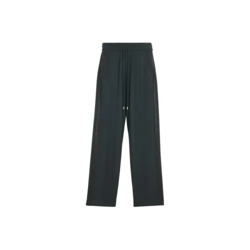 Lanvin Темно-зеленые Мужские Повседневные Штаны
