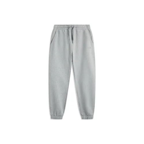 LINING Sports Trend Series Вязаные Тренировочные Штаны Мужские Фотиния Серый