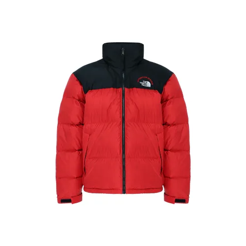 THE NORTH FACE 1996 Collection Nuptse Ретро Пуховики и Зимние Пальто Мужские Черный Красный