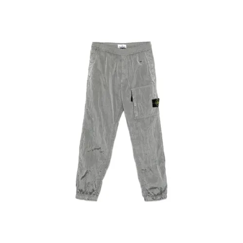 STONE ISLAND Повседневные брюки Мужские Серебряные