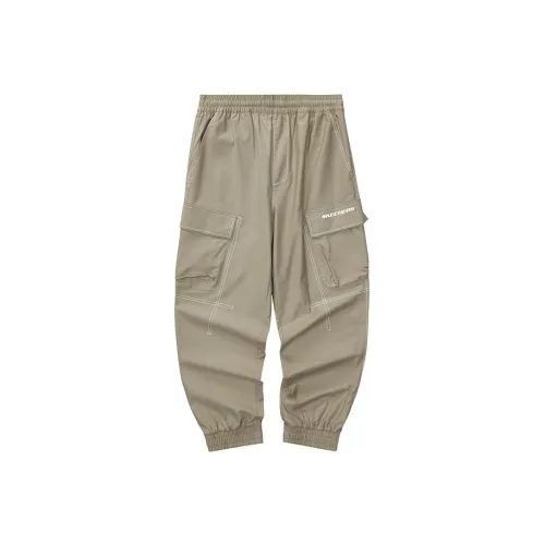 Skechers Вязаные тренировочные брюки мужские каменно-бежевые