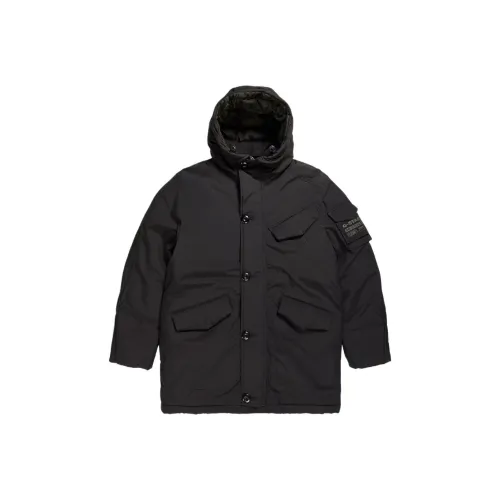 Г Звезда RAW хлопковый пуховик мужской темно-черный