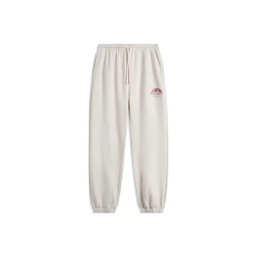 LINING Sports Life Collection Вязаные тренировочные штаны мужские фотиния серый