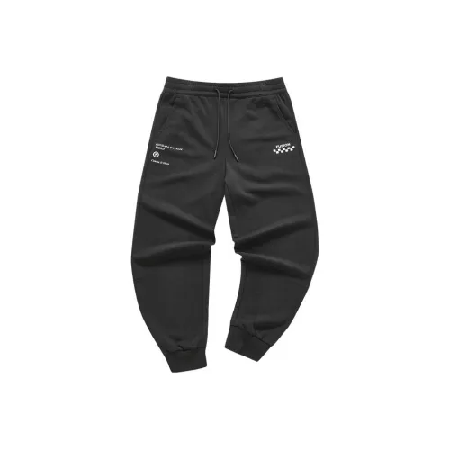 FILA FUSION UNIFORM Вязаные тренировочные брюки мужские глубокий черный