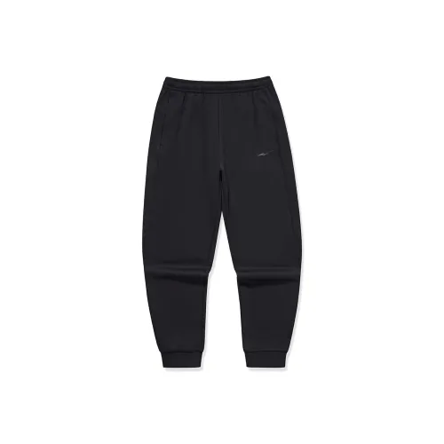Erke Вязаные тренировочные брюки мужские глубокий черный