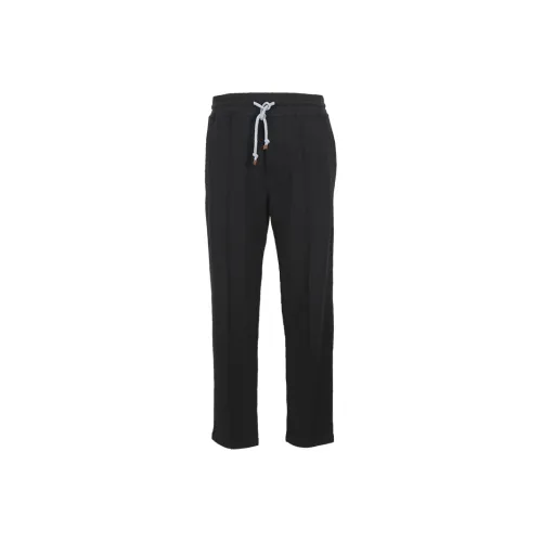 BRUNELLO CUCINELLI Черные Мужские Повседневные Штаны