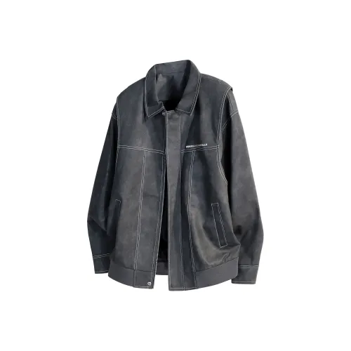 S.k. Manor Hill Кожа Куртка Унисекс
