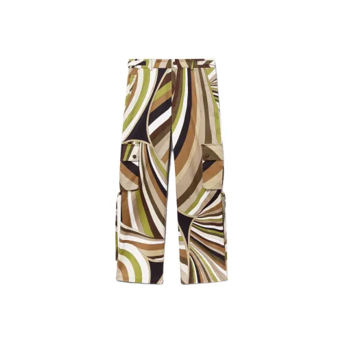 EMILIO PUCCI Многоцветные Мужские Карго Брюки